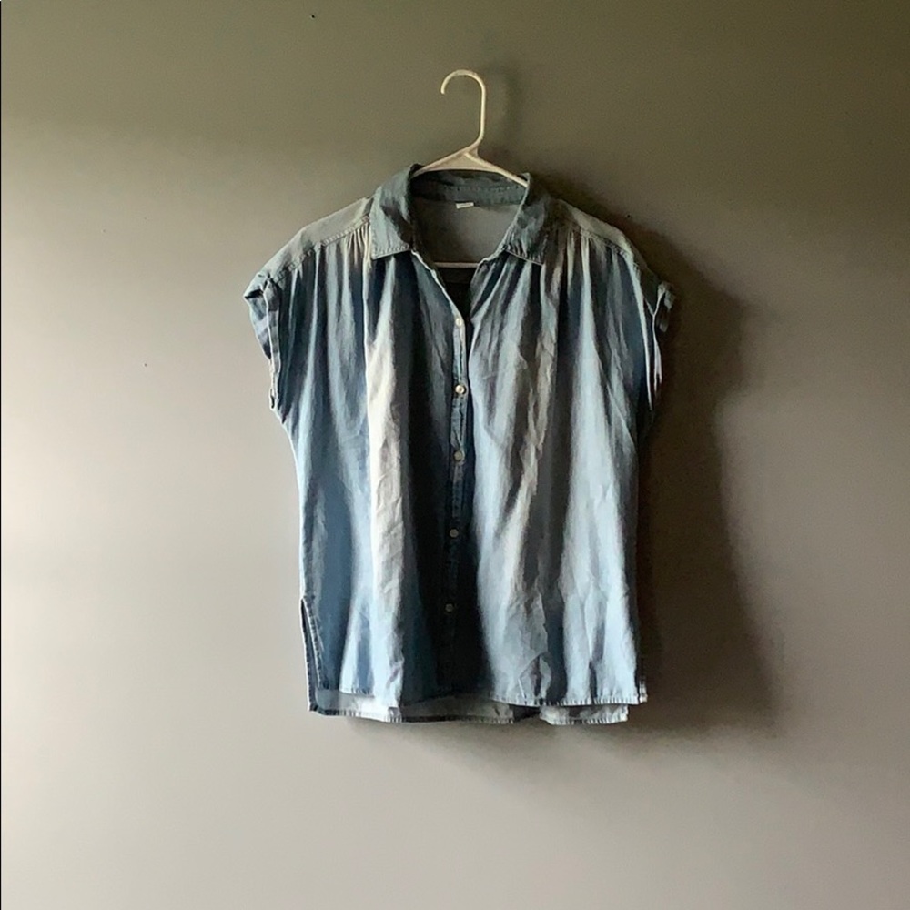 Old Navy chambray button up